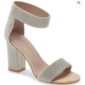 Jeffrey Campbell Kassidy Heels Bachelorette Wedding Rhinestone Size 7